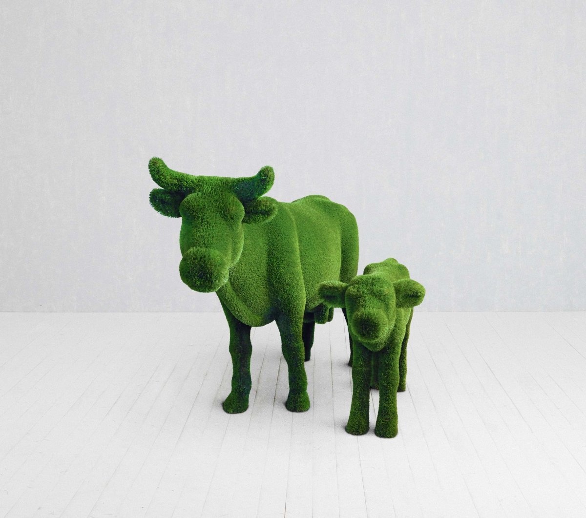 Kalb stehend Topiary – Figur – Bild 3