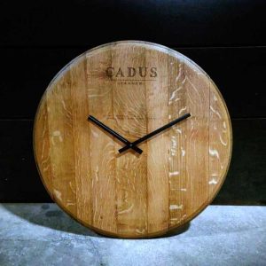 Viini Kello | Wanduhr aus altem Weinfassdeckel