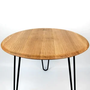 Couchtisch aus altem Weinfassdeckel Ø=55cm "Herfe H Toneleria"