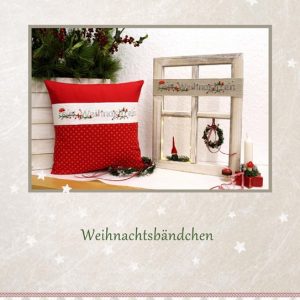 Stickanleitung – Weihnachtsbändchen