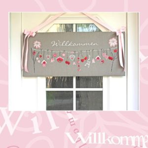 Willkommen – Stickanleitung