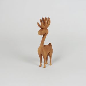 Hirsch aus Holz – Holzdeko