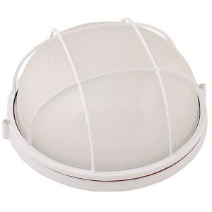 ERCIYES Feuchtraumleuchte Kellerlampe Kellerleuchte Rundleuchte Weiss E27