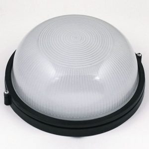 MUNZUR Feuchtraumleuchte Kellerlampe Kellerleuchte Rundleuchte Schwarz E27